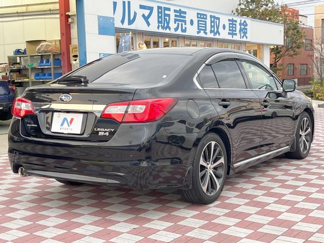 レガシィＢ４ リミテッド　禁煙車　アドバンスドセイフティパッケージ　黒革シート　ＬＥＤヘッド　全席シートヒーター　純正パナソニックＳＤナビ　純正１８インチアルミ　スマートキー　ＥＴＣ　アルミペダル　パドルシフト（17枚目）