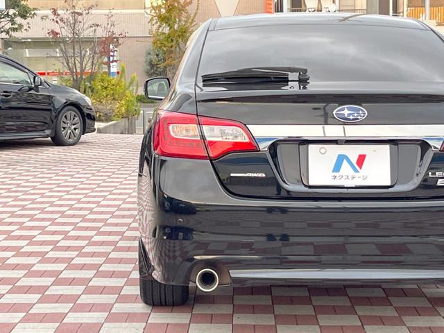 レガシィＢ４ リミテッド　禁煙車　アドバンスドセイフティパッケージ　黒革シート　ＬＥＤヘッド　全席シートヒーター　純正パナソニックＳＤナビ　純正１８インチアルミ　スマートキー　ＥＴＣ　アルミペダル　パドルシフト（24枚目）