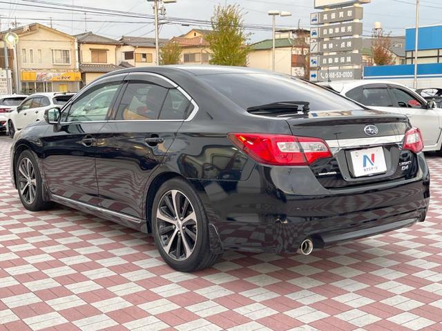 レガシィＢ４ リミテッド　禁煙車　アドバンスドセイフティパッケージ　黒革シート　ＬＥＤヘッド　全席シートヒーター　純正パナソニックＳＤナビ　純正１８インチアルミ　スマートキー　ＥＴＣ　アルミペダル　パドルシフト（27枚目）