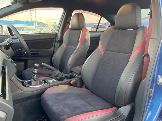 WRX STI STI タイプS 禁煙車 STIエアロ フジツボマフラー ブリッツ製タワーバー タイミングベルト交換済み 純正パイオニア製SDナビ バックカメラ ハーフレザー LEDヘッド LEDライナー 純正19インチアルミ ETC(45枚目)