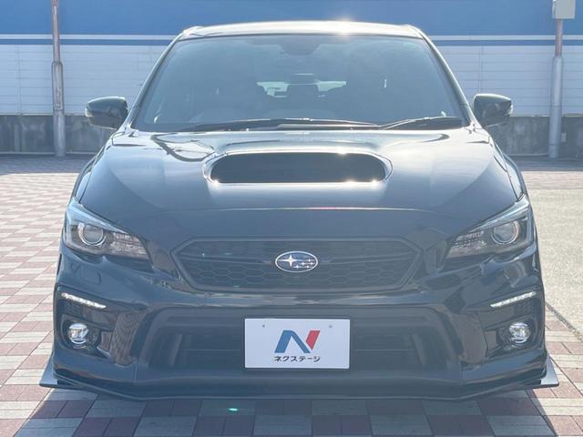 WRX S4 STIスポーツシャープ 禁煙車 STIフルエアロ STIマフラー STIタワーバー RECAROシート STIガードバー セイフティ+ 純正アルパインナビ フロント・サイド・バックカメラ グレード専用18インチアルミ ETC(14枚目)