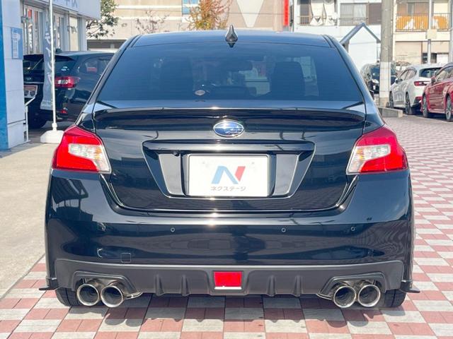 WRX S4 STIスポーツシャープ 禁煙車 STIフルエアロ STIマフラー STIタワーバー RECAROシート STIガードバー セイフティ+ 純正アルパインナビ フロント・サイド・バックカメラ グレード専用18インチアルミ ETC(15枚目)