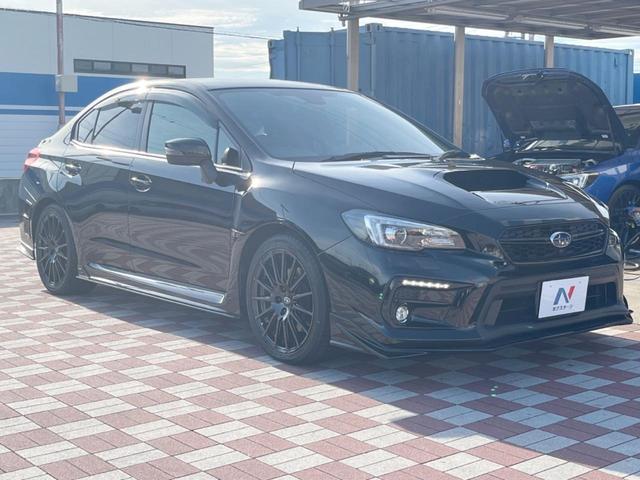 WRX S4 STIスポーツシャープ 禁煙車 STIフルエアロ STIマフラー STIタワーバー RECAROシート STIガードバー セイフティ+ 純正アルパインナビ フロント・サイド・バックカメラ グレード専用18インチアルミ ETC(16枚目)