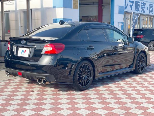 WRX S4 STIスポーツシャープ 禁煙車 STIフルエアロ STIマフラー STIタワーバー RECAROシート STIガードバー セイフティ+ 純正アルパインナビ フロント・サイド・バックカメラ グレード専用18インチアルミ ETC(17枚目)