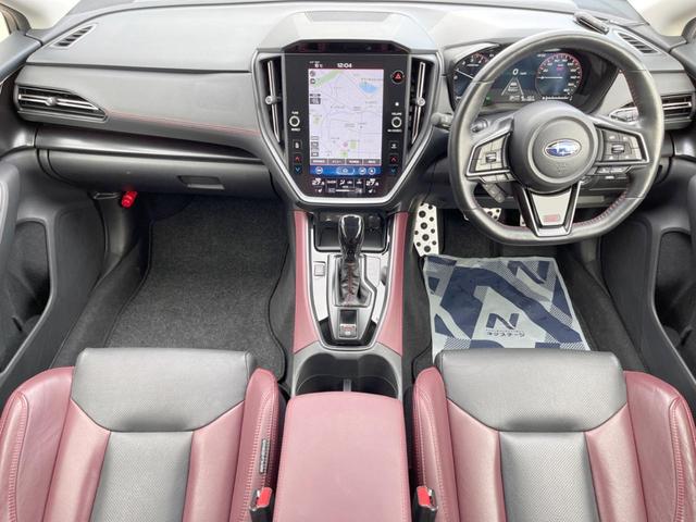 レヴォーグ ＳＴＩスポーツＲ　ＥＸ　禁煙車　スマートリヤビューミラー　パワーバックドア　アイサイトＸ　純正１１．６インチナビ　ＥＴＣ　フロント＆サイド＆バックカメラ　本革シート　全席シートヒーター　メモリー機能付きパワーシート（2枚目）