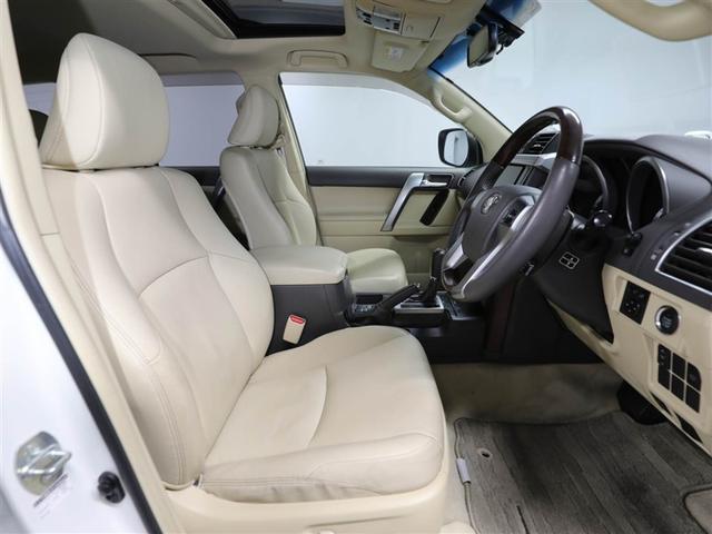 ランドクルーザープラド TX Lパッケージ リアカメラ 1オ-ナ- スマートキ 盗難防止 キーレスエントリー ETC装備 3列席 DVD再生可 エアコン LEDランプ レザー アルミホイール パートタイム4WD 横滑り防止システム フルTV(19枚目)