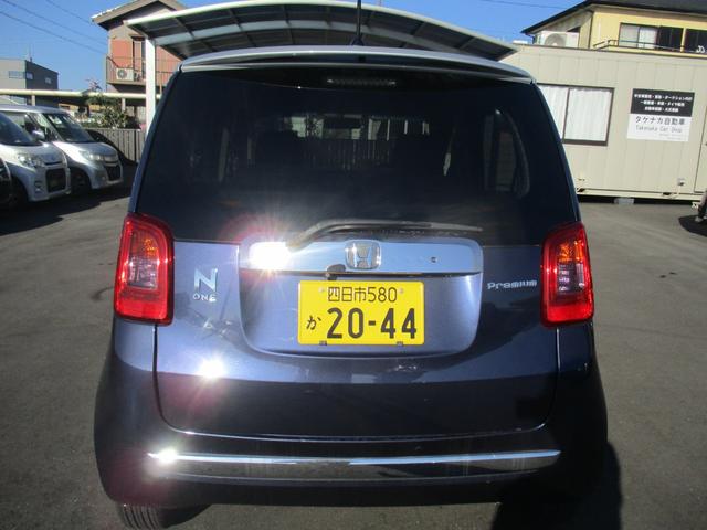 Ｎ－ＯＮＥ プレミアム　ツアラー・Ｌパッケージ　ターボ　スマートキー　ナビ　テレビ　ＤＶＤ再生　　バックカメラ　純正ＨＩＤライト　プライバシーガラス　衝突安全ボディ　純正セキュリティアラーム（8枚目）