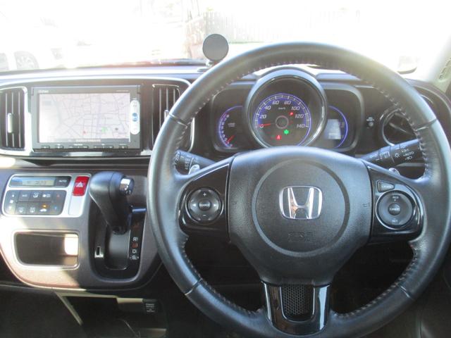 Ｎ－ＯＮＥ プレミアム　ツアラー・Ｌパッケージ　ターボ　スマートキー　ナビ　テレビ　ＤＶＤ再生　　バックカメラ　純正ＨＩＤライト　プライバシーガラス　衝突安全ボディ　純正セキュリティアラーム（34枚目）