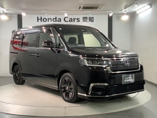 ステップワゴン e:HEVスパーダ H SENSING 最長5年保証 ワンオーナー ナビLXM-237VFLi TV Rカメラ CD録音 BTオ-ディオ DVD LEDライト VSA 両側電動ドア シートヒーター クルコン アルミ(52枚目)