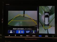 全方位モニターがついています！　車の周囲を３６０°安全確認できるので、普段の駐車はもちろんの事、縦列駐車や幅寄せの際にも活躍してくれますよ。 6