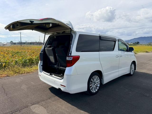 アルファード 240S 社外ナビ8V型ナビ フルセグテレビ Bカメラ ETC 両側パワースライドドア ALPINEフリップダウンモニター ドラレコ ウッドコンビステアリング フォグランプ(28枚目)