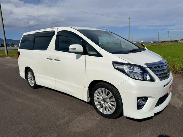 アルファード 240S 社外ナビ8V型ナビ フルセグテレビ Bカメラ ETC 両側パワースライドドア ALPINEフリップダウンモニター ドラレコ ウッドコンビステアリング フォグランプ(47枚目)