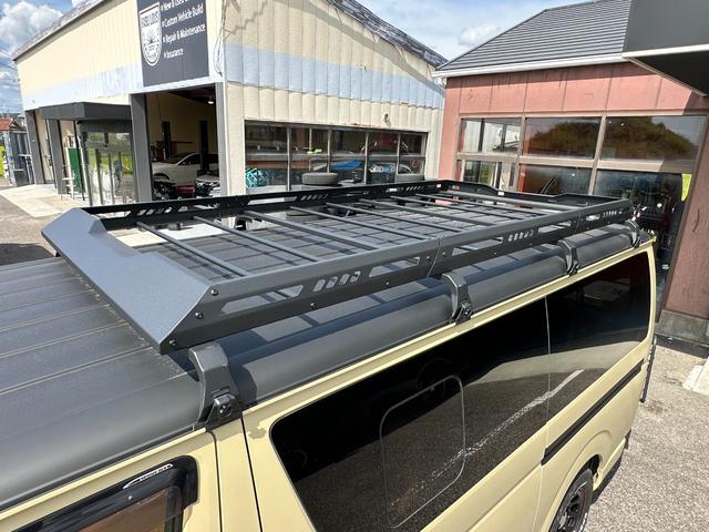 レジアスエースバン ロングDX GLパッケージ 9人乗り 4WD ディーゼル 天井木張り施工 リアクーラー&ヒーター マットベージュ&マットブラック塗装 新品タイヤ/ホイール/LEDヘッドライト/シートカバー/カーペット キャリア バンパーガード(15枚目)