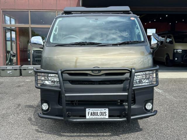 レジアスエースバン ロングスーパーGL 4WD ディーゼル ブロンズメタリック&マットブラック塗装 リアクーラー/ヒーター プッシュスタート 新品ホイール/タイヤ/バンパーガード/キャリア/ラダー/テールガード/LEDヘッド/シートカバー(5枚目)