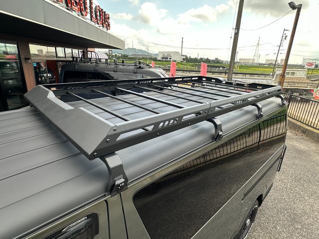 レジアスエースバン ロングスーパーＧＬ　４ＷＤ　ディーゼル　ブロンズメタリック＆マットブラック塗装　リアクーラー／ヒーター　　プッシュスタート　新品ホイール／タイヤ／バンパーガード／キャリア／ラダー／テールガード／ＬＥＤヘッド／シートカバー（22枚目）