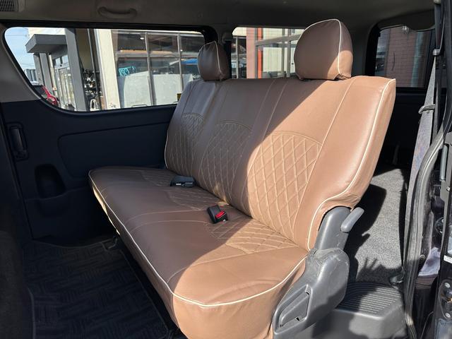 ハイエースバン ロングスーパーGL 4WD ディーゼル 両側パワースライドドア グレー&マットブラック塗装 プッシュスタート 新品タイヤ/ホイール/バンパーガード/LEDヘッドライト/シートカバー バックカメラ Bluetooth(42枚目)