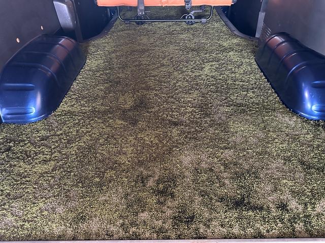 ハイエースバン ロングDX アルルブルー&アイボリー&マットブラック塗装 リアクーラー&ヒーター 新品ナスカータイヤ/ディーンクロスカントリーホイール/シートカバー Bluetooth バックカメラ ETC LEDヘッドライト(46枚目)