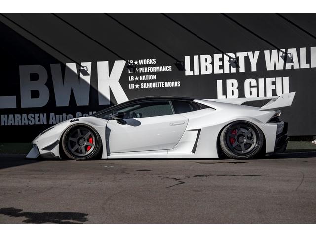 ウラカン ＬＰ６１０－４　ＬＢ－Ｓｉｌｈｏｕｅｔｔｅ　ＷＯＲＫＳ　ＧＴ　ＬＰ６１０－４　ＬＤ９７　２０ＡＷ　ＡｉｒＲＥＸ４輪独立エアーサスペンション　Ｆｉ可変式ｅｘｈａｕｓｔ（5枚目）