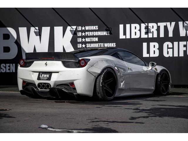 ４５８イタリア 　ＬＢ－ＷＯＲＫＳコンプリート車輛　　ＤｒｙＣａｒｂｏｎ　ｖｅｒ２　ＡｉｒＲＥＸｓｕｓｐｅｎｓｉｏｎ　ＳＫＹＦＯＲＧＥＤ２０ＡＷ　可変式Ｅｘｈａｕｓｔ　ＲＯＢＥＲＵＴＡエアーサスペンション（9枚目）