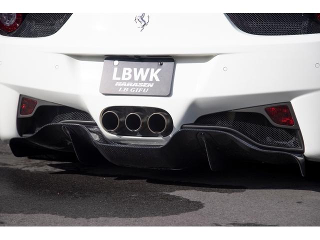 ４５８イタリア 　ＬＢ－ＷＯＲＫＳコンプリート車輛　　ＤｒｙＣａｒｂｏｎ　ｖｅｒ２　ＡｉｒＲＥＸｓｕｓｐｅｎｓｉｏｎ　ＳＫＹＦＯＲＧＥＤ２０ＡＷ　可変式Ｅｘｈａｕｓｔ　ＲＯＢＥＲＵＴＡエアーサスペンション（21枚目）