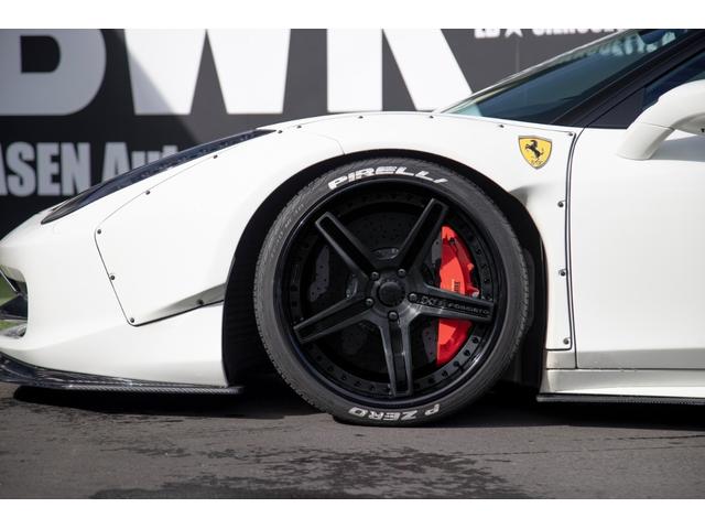 ４５８イタリア 　ＬＢ－ＷＯＲＫＳコンプリート車輛　　ＤｒｙＣａｒｂｏｎ　ｖｅｒ２　ＡｉｒＲＥＸｓｕｓｐｅｎｓｉｏｎ　ＳＫＹＦＯＲＧＥＤ２０ＡＷ　可変式Ｅｘｈａｕｓｔ　ＲＯＢＥＲＵＴＡエアーサスペンション（27枚目）