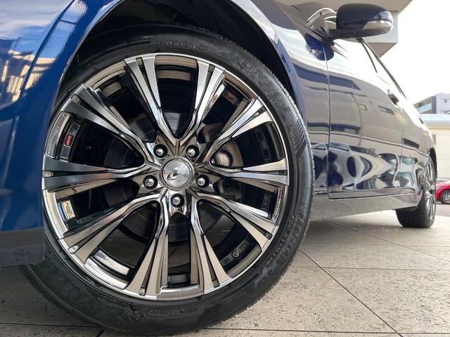 マークX 250G Fパッケージ Weds製18インチアルミ プリクラッシュセーフティシステム レーダークルーズコントロール 左右独立オートエアコン AppleCarPlay HIDヘッドライト 純正ウレタン製ステアリング 禁煙車(5枚目)