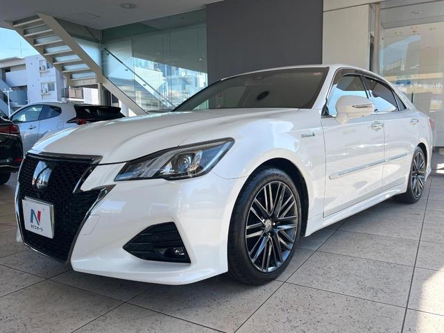 クラウンハイブリッド アスリートS J-フロンティアリミテッド 特別仕様車 パノラミックビューモニター ムーンルーフ 純正オプション18インチアルミ 黒革シート セーフティセンス クリアランスソナー/バックソナー LEDヘッドライト&フォグ シートヒーター ETC(31枚目)