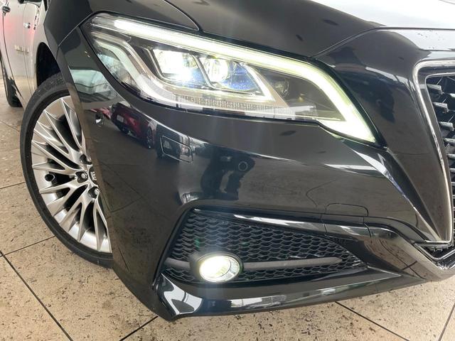 クラウンハイブリッド G セーフティパッケージプラス リアサポートパッケージ 黒革シート 純正18インチオプションマルチスポークアルミ 前席パワーシート スマートエントリー 純正SDナビ スーパーライフ(12枚目)