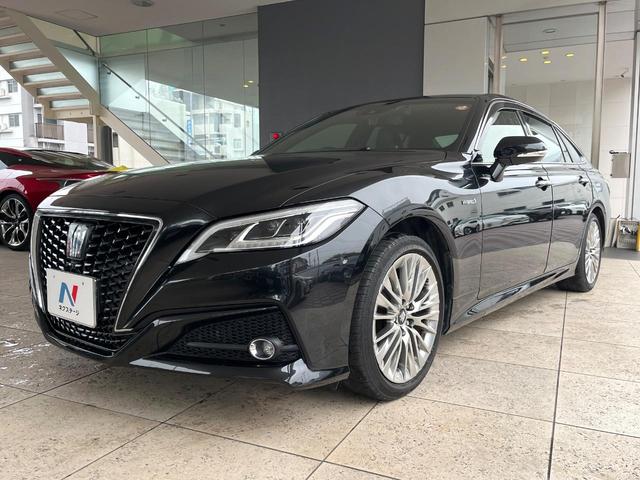 クラウンハイブリッド G セーフティパッケージプラス リアサポートパッケージ 黒革シート 純正18インチオプションマルチスポークアルミ 前席パワーシート スマートエントリー 純正SDナビ スーパーライフ(24枚目)