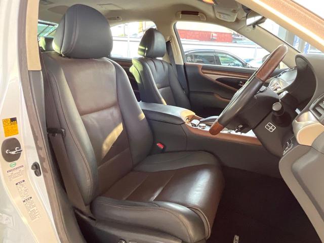 LS LS600h バージョンL マークレビンソンサウンド プリクラッシュセーフティシステム レーダークルーズコントロール レーンキープアシスト パワートランクリッド 純正18インチアルミ 黒革シート メモリー機能付きパワーシート(8枚目)