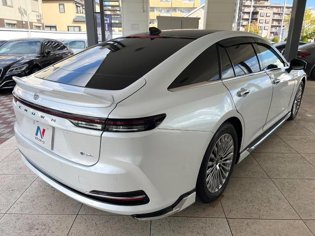 クラウン Z モデリスタフルエアロ パノラマルーフ ミッドブラウンプレミアムナッパ革シート パノラミックビューモニター セーフティシステム 純正19インチアルミ 全席シートベンチレーション デジタルインナーミラー(17枚目)