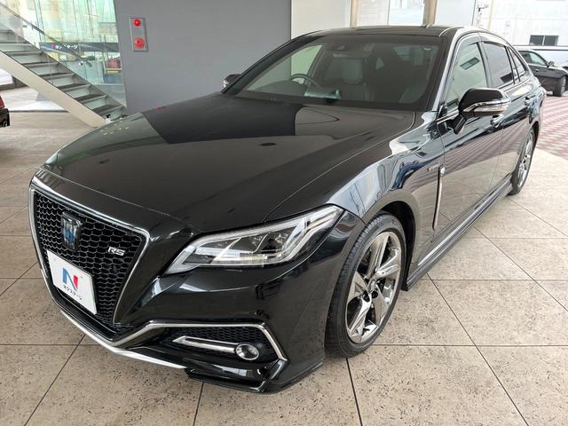 クラウンハイブリッド RSアドバンス TRDエアロ ムーンルーフ プリクラッシュセーフティ ブラインドスポットモニター 純正18インチアルミ パドルシフト ステアリングヒーター ブラックハーフレザーシート メモリー機能付きパワーシート(29枚目)