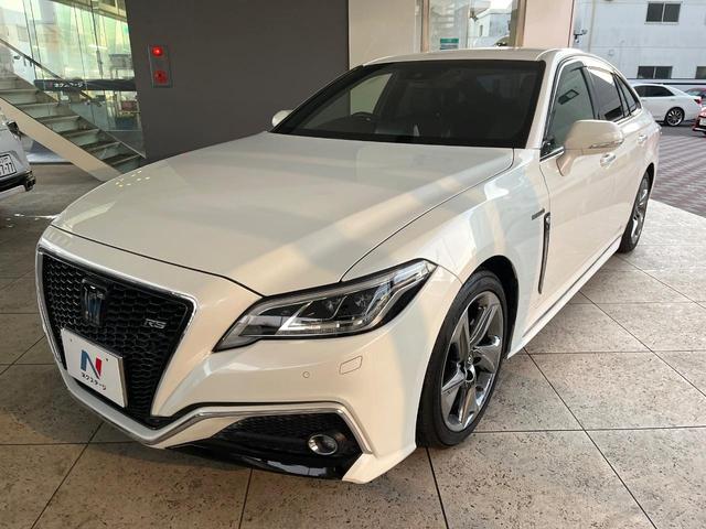 クラウンハイブリッド RS セーフティセンス 3眼LEDヘッドライト/フロントフォグ 純正18インチアルミ スーパーライブサウンドシステム 革巻きステアリング パドルシフト ステアリングヒーター 前席シートエアコン 電動チルト(29枚目)