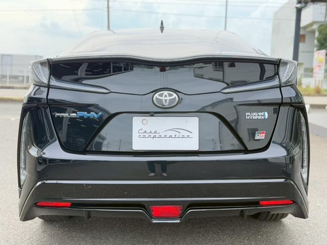 プリウスPHV S GRスポーツ 純正9インチナビ シートヒーター トヨタセーフティセンス レーダークルーズコントロール ETC フルセグTV ハーフレザーシート オートライト LEDライト クリアランスソナー Bluetooth接続(8枚目)