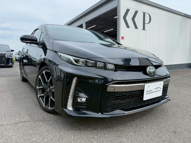 プリウスPHV S GRスポーツ 純正9インチナビ シートヒーター トヨタセーフティセンス レーダークルーズコントロール ETC フルセグTV ハーフレザーシート オートライト LEDライト クリアランスソナー Bluetooth接続(10枚目)