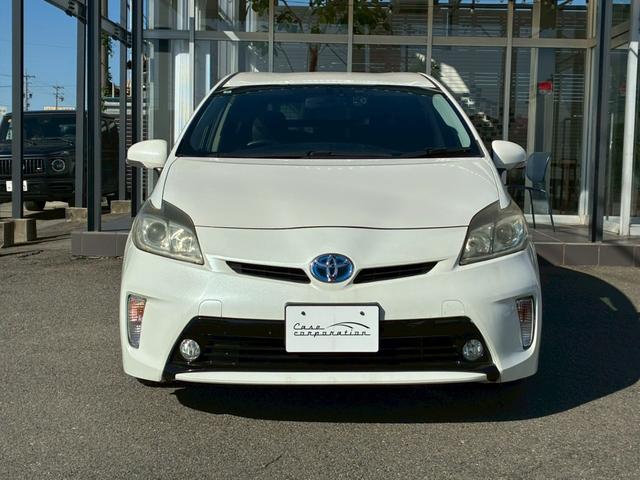 プリウス G ナビ バックモニター 茶黒シート 運転席電動シート ETC バイザー パワーウィンドウ 電動格納ドアミラー クルーズコントロール  スマートキー オートエアコン HIDヘッドライト Bluetooth(7枚目)