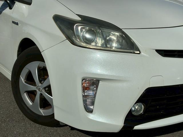 プリウス G ナビ バックモニター 茶黒シート 運転席電動シート ETC バイザー パワーウィンドウ 電動格納ドアミラー クルーズコントロール  スマートキー オートエアコン HIDヘッドライト Bluetooth(17枚目)