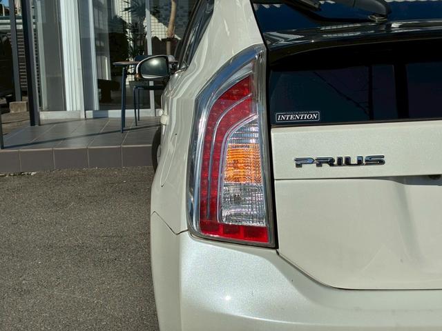 プリウス G ナビ バックモニター 茶黒シート 運転席電動シート ETC バイザー パワーウィンドウ 電動格納ドアミラー クルーズコントロール  スマートキー オートエアコン HIDヘッドライト Bluetooth(33枚目)