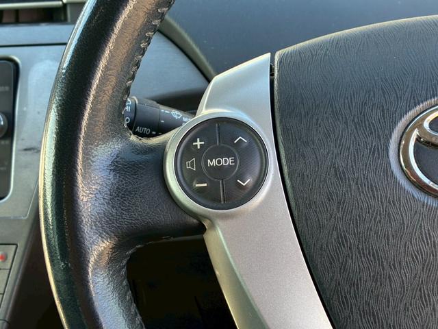 プリウス G ナビ バックモニター 茶黒シート 運転席電動シート ETC バイザー パワーウィンドウ 電動格納ドアミラー クルーズコントロール  スマートキー オートエアコン HIDヘッドライト Bluetooth(43枚目)