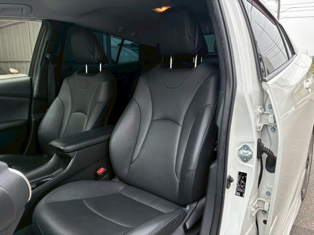 プリウス Ｓツーリングセレクション　７インチナビ　モデリスタエアロ（Ｆ．Ｓ．Ｒ）　シートヒーター　ベンチレーション　バックカメラ　純正１７インチＡＷ　ＬＥＤヘッドライト　　黒革シート　セーフティーセンス　スマートキー　Ｂｌｕｅｔｏｏｔｈ（63枚目）