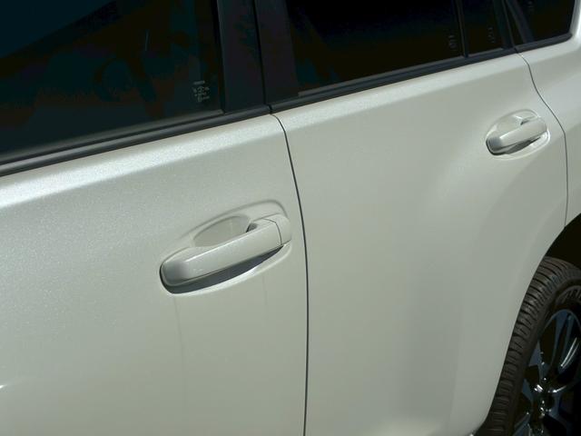 ランドクルーザープラド TX Lパッケージ マットブラックエディション サンルーフ ハーフレザーシート 純正19インチAW プリクラッシュセーフティ パノラミックビューモニター シートヒーター レーダークルーズコントロール  パワーバックドア レーンディパーチャーアラート(17枚目)