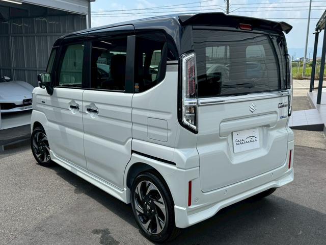 スペーシアカスタム ハイブリッドXSターボ 両側電動スライドドア 前席シートヒーター ステアリングヒーター ハーフレザーシート スズキセーフティーサポート ヘッドアップディスプレイ ツートンカラー 純正15インチAW リアスリムサーキュレーター(26枚目)