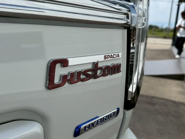 スペーシアカスタム ハイブリッドXSターボ 両側電動スライドドア 前席シートヒーター ステアリングヒーター ハーフレザーシート スズキセーフティーサポート ヘッドアップディスプレイ ツートンカラー 純正15インチAW リアスリムサーキュレーター(29枚目)