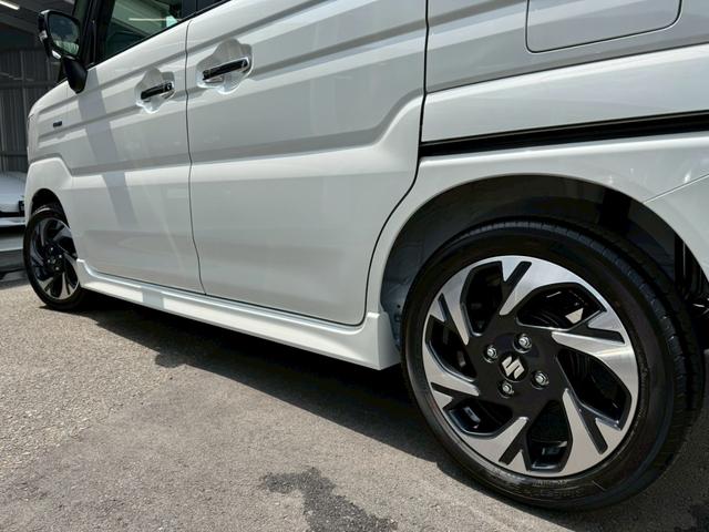 スペーシアカスタム ハイブリッドXSターボ 両側電動スライドドア 前席シートヒーター ステアリングヒーター ハーフレザーシート スズキセーフティーサポート ヘッドアップディスプレイ ツートンカラー 純正15インチAW リアスリムサーキュレーター(33枚目)