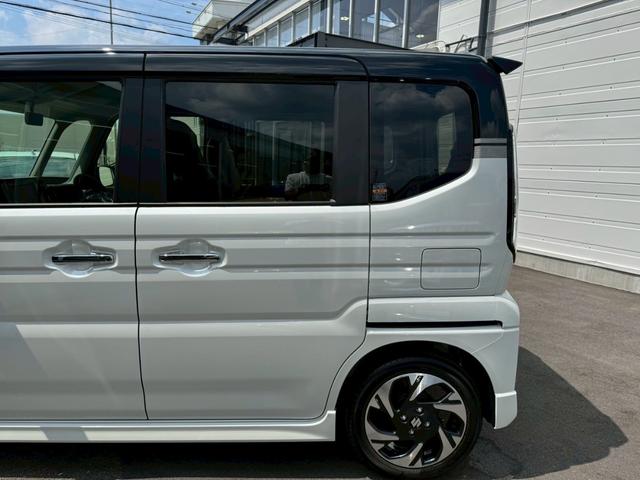 スペーシアカスタム ハイブリッドXSターボ 両側電動スライドドア 前席シートヒーター ステアリングヒーター ハーフレザーシート スズキセーフティーサポート ヘッドアップディスプレイ ツートンカラー 純正15インチAW リアスリムサーキュレーター(36枚目)
