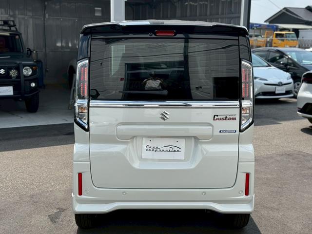 スペーシアカスタム ハイブリッドXSターボ 両側電動スライドドア 前席シートヒーター ステアリングヒーター ハーフレザーシート スズキセーフティーサポート ヘッドアップディスプレイ ツートンカラー 純正15インチAW リアスリムサーキュレーター(37枚目)