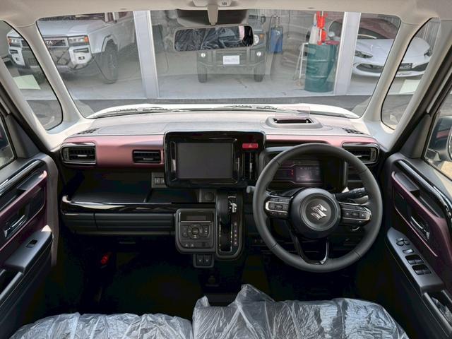 スペーシアカスタム ハイブリッドXSターボ 両側電動スライドドア 前席シートヒーター ステアリングヒーター ハーフレザーシート スズキセーフティーサポート ヘッドアップディスプレイ ツートンカラー 純正15インチAW リアスリムサーキュレーター(38枚目)