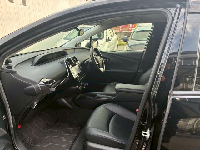 プリウス Sツーリングセレクション 純正ナビ モデリスタエアロ(F/S/R) バックカメラ セーフティセンス ブラックレザーシート シートヒーター レーダークルーズコントロール LEDヘッドライト 純正17インチアルミホイール ETC(40枚目)