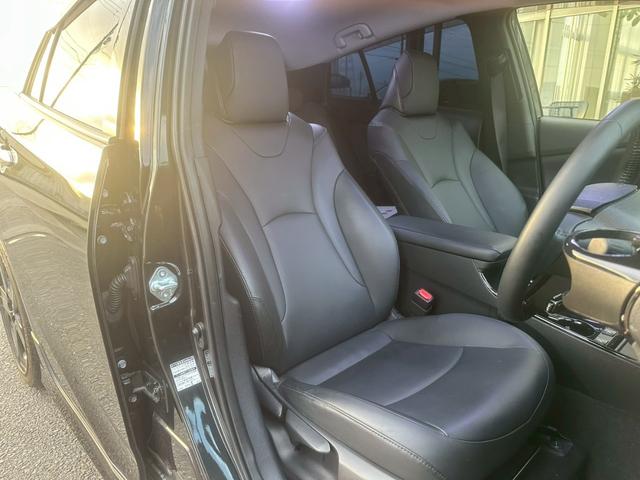 プリウス Sツーリングセレクション・ブラックエディション 純正ディスプレイオーディオ TRDエアロ(F/S/R) TRDマフラー ビルトインETC バックカメラ ドライブレコーダー前後 ブラックレザーシート シートヒーター レーダークルーズコントロール(51枚目)