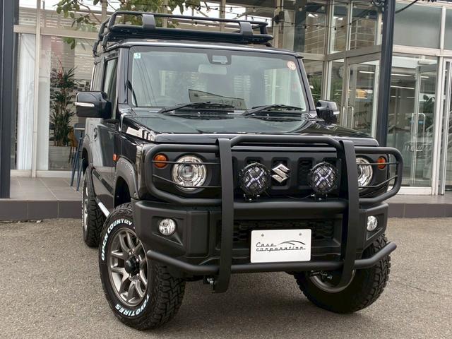ジムニー XC 10インチフローティングオーディオ GI☆GEAR大型グリルガード G I☆GEARLEDフォグ GI☆GEARルーフラック GI☆GEAR1.5インチリフトアップキット オープンカントリータイヤ(11枚目)